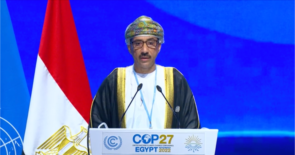 مندوب سلطنة عمان في قمة المناخ كوب 27