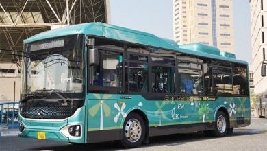 Photo of أول حافلة كهربائية للنقل الجماعي تصل إلى الكويت