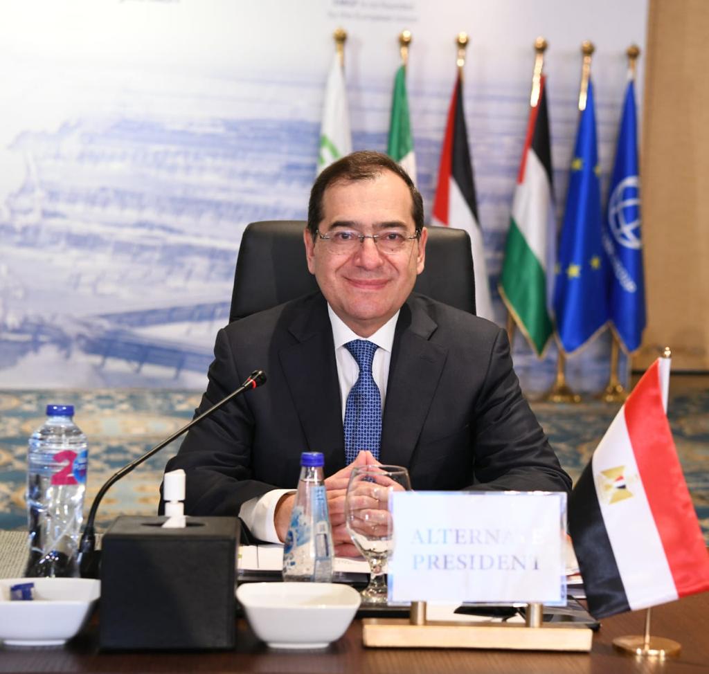 وزير البترول المصري خلال اجتماع منتدى غاز شرق المتوسط