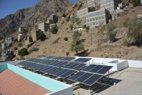 أكبر محطة طاقة شمسية في اليمن
