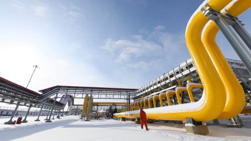 أنابيب صادرات الغاز الروسي إلى الصين