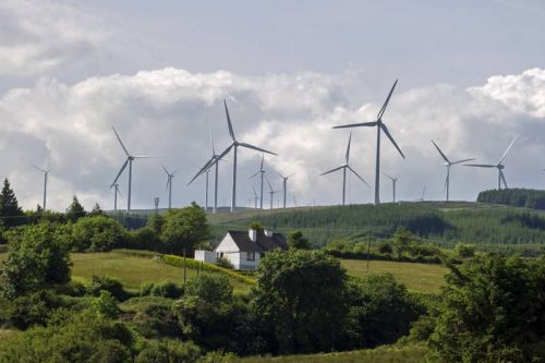 مزارع الرياح في أيرلندا 
