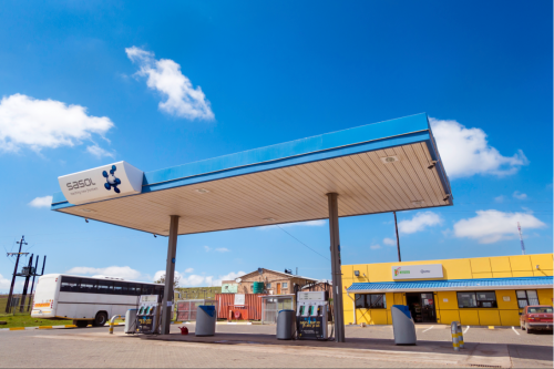 محطة وقود تابعة لشركة ساسول في جنوب أفريقيا