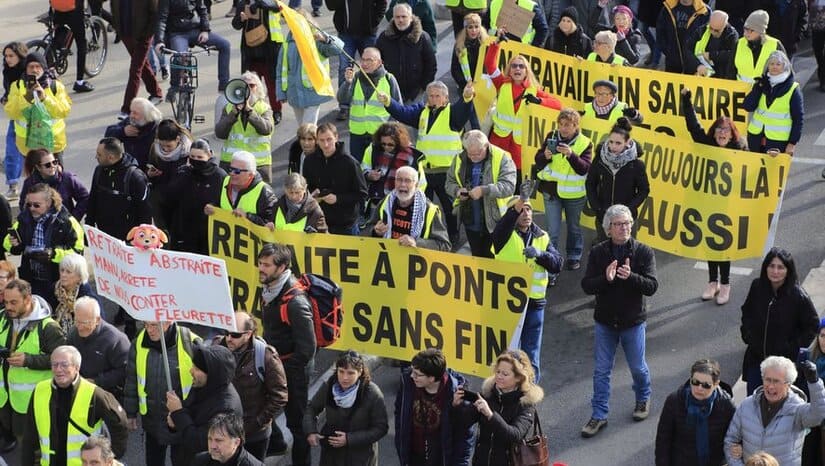 مظاهرات ضد ارتفاع أسعار الطاقة في فرنسا