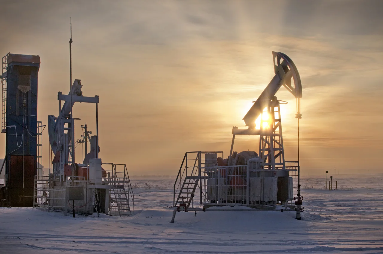 منصة حفر لإنتاج النفط الروسي