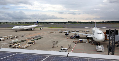الطاقة الشمسية في المطارات