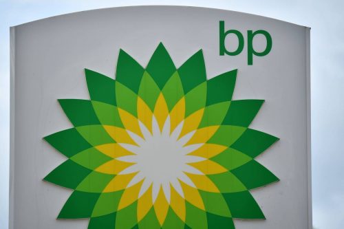شعار شركة النفط البريطانية بي بي 