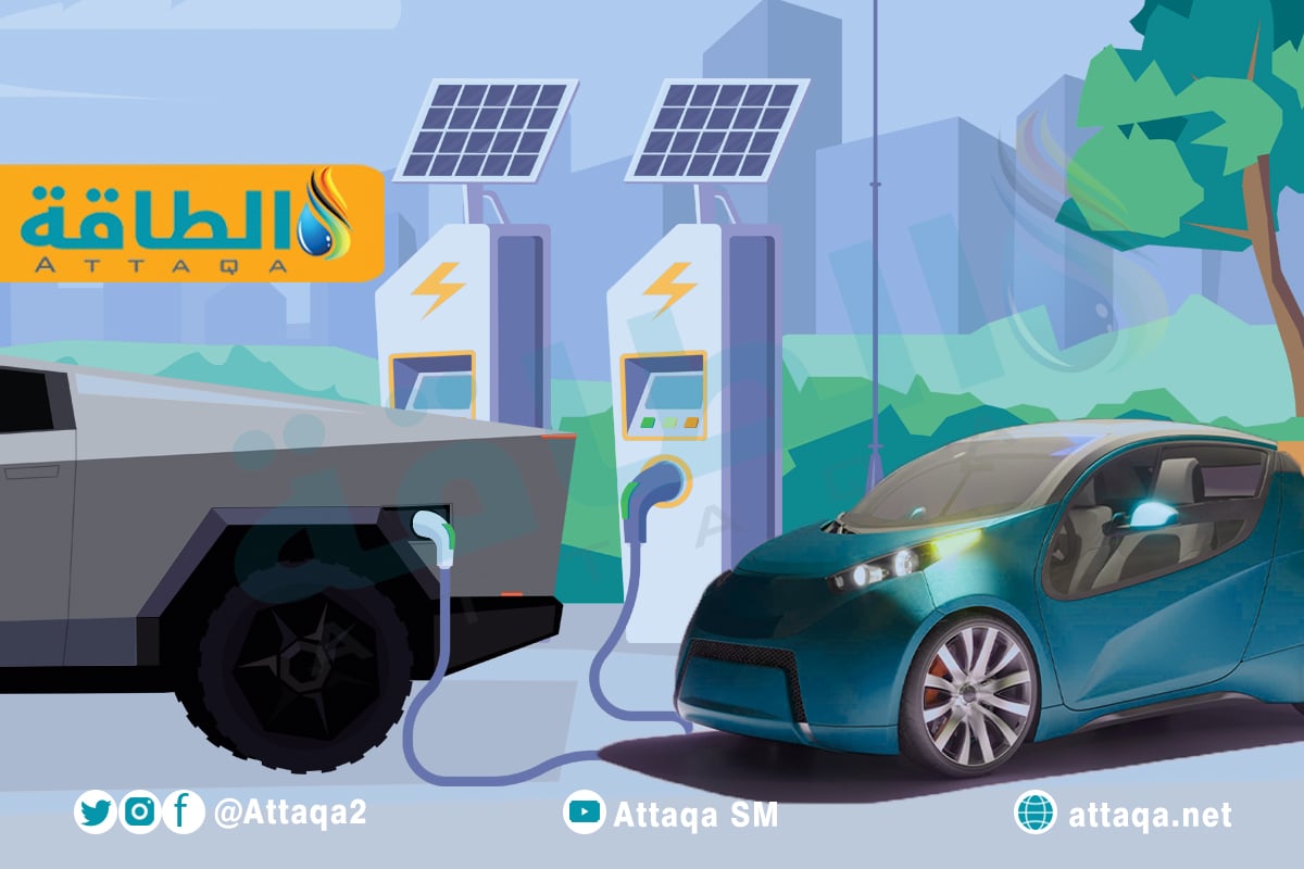 تيسلا و شحن السيارات الكهربائية بالطاقة الشمسية