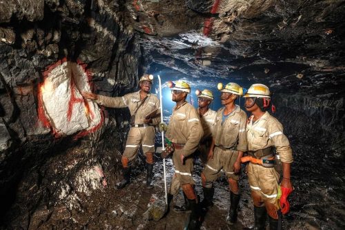 عمال الفحم في جنوب أفريقيا