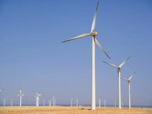 محطة الزعفرانة أحد أهم مشروعات طاقة الرياح في مصر