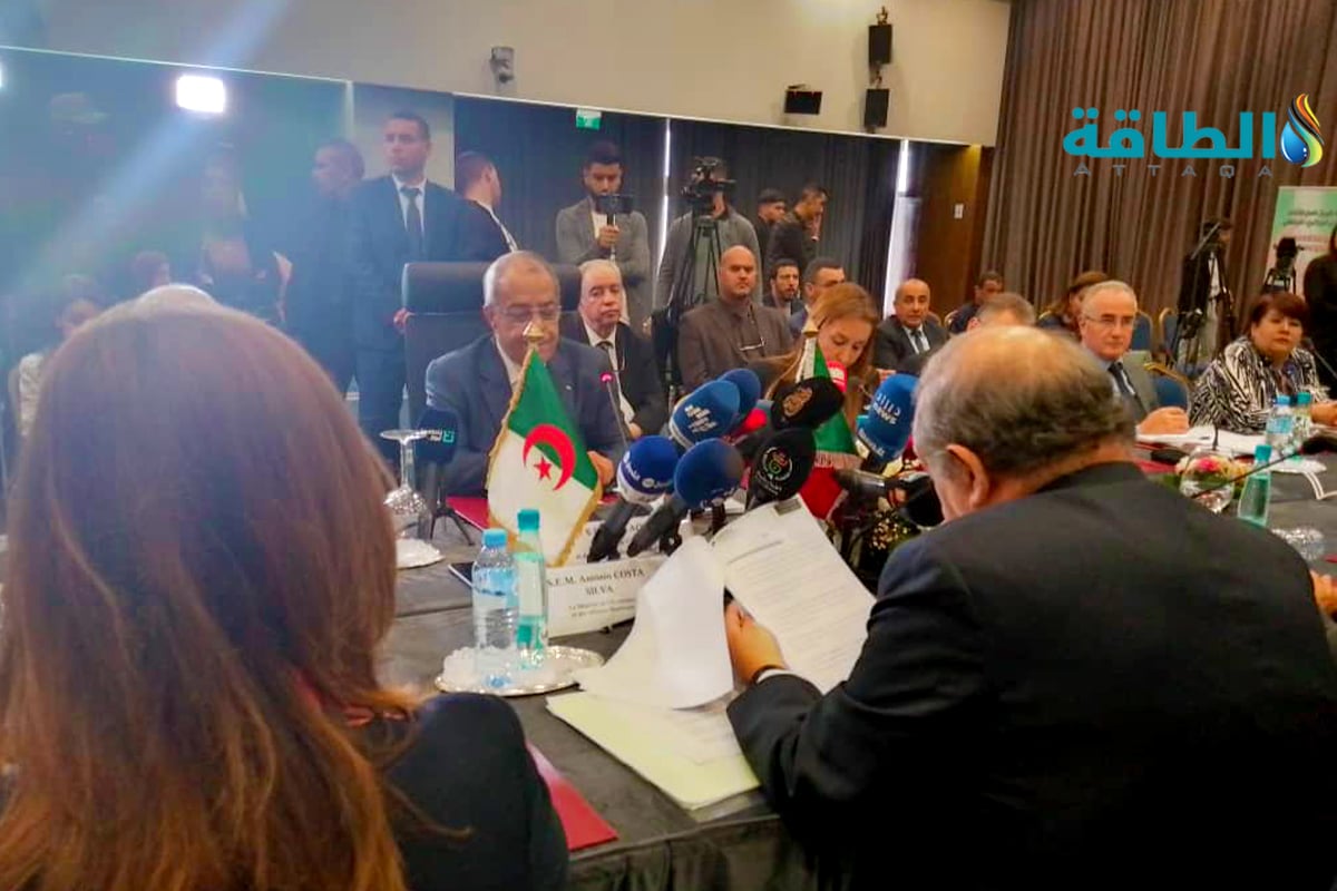 جانب من فعاليات الدورة السادسة للجنة العمل المشترك الجزائري البرتغالي (15 مايو 2023)
