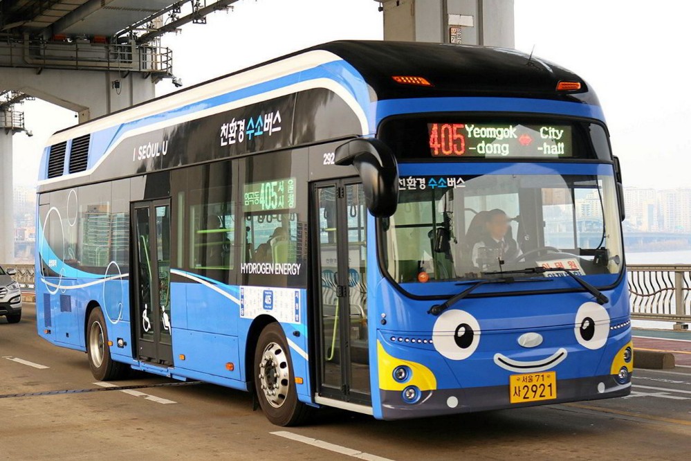 حافلة الهيدروجين في كوريا الجنوبية
