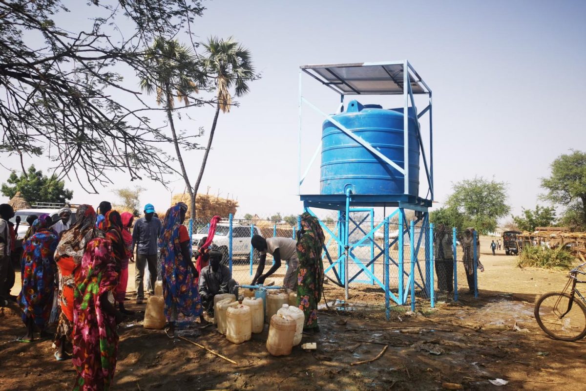 مضخات المياه بالطاقة الشمسية في جنوب السودان