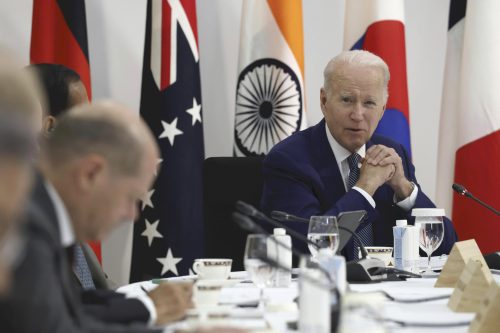 الرئيس الأميركي جو بايدن خلال مشاركته في قمة مجموعة الـ7 في اليابان