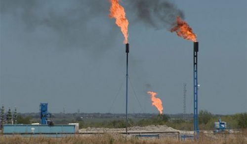 انبعاثات حرق النفط والغاز
