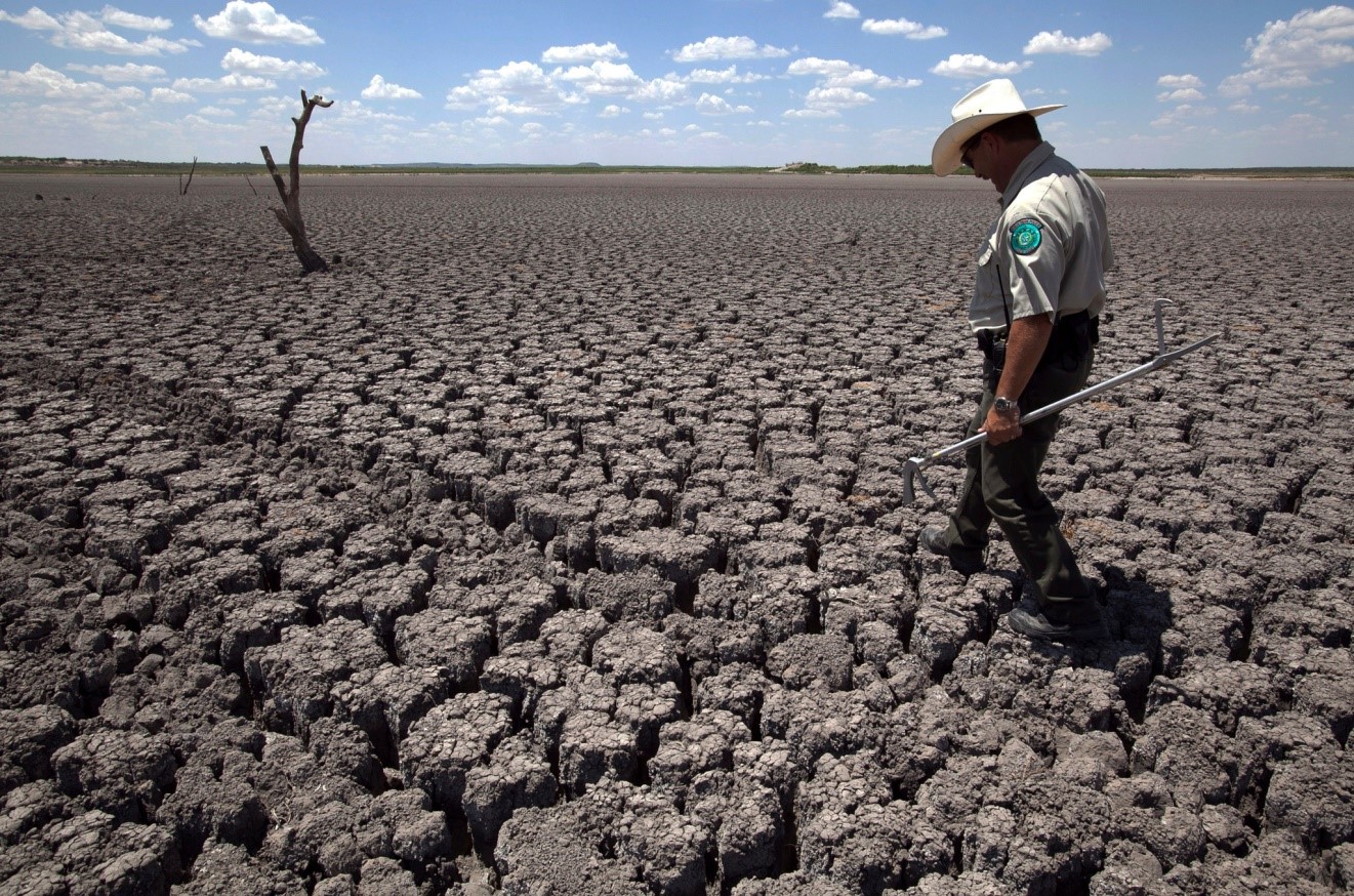 الجفاف يضرب بحيرة فيشر في ولاية تكساس الأميركية