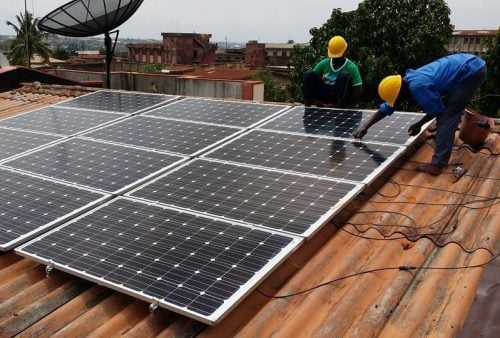 إحدى محطات الطاقة الشمسية في نيجيريا