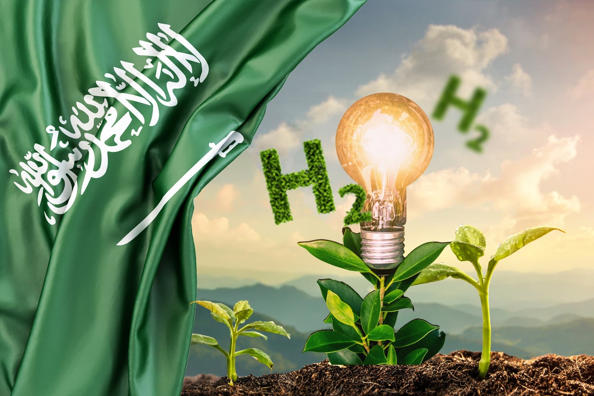 أكبر مصنع لإنتاج الهيدروجين الأخضر في السعودية