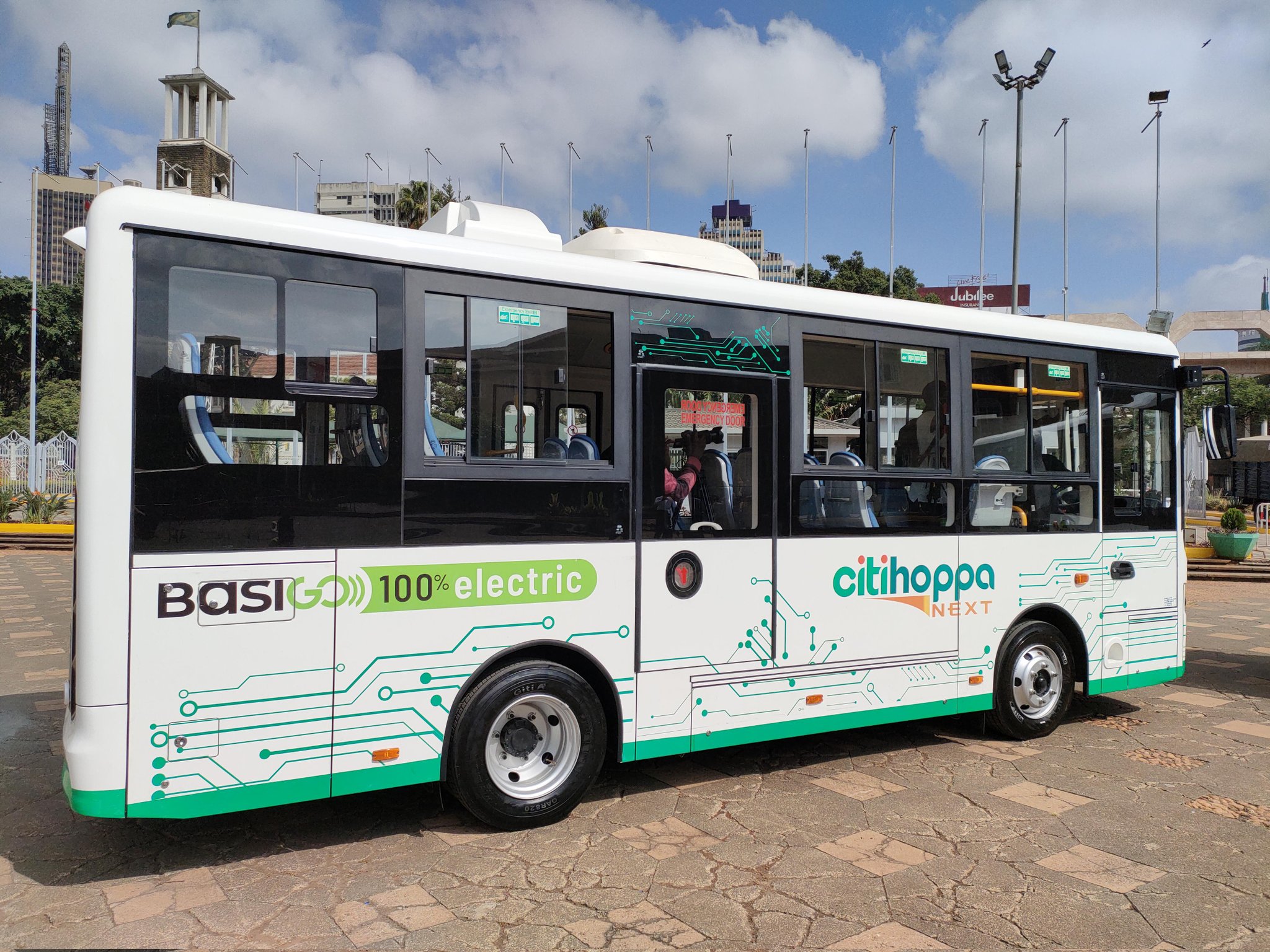 حافلة كهربائية تابعة لشركة باسيغو في كينيا