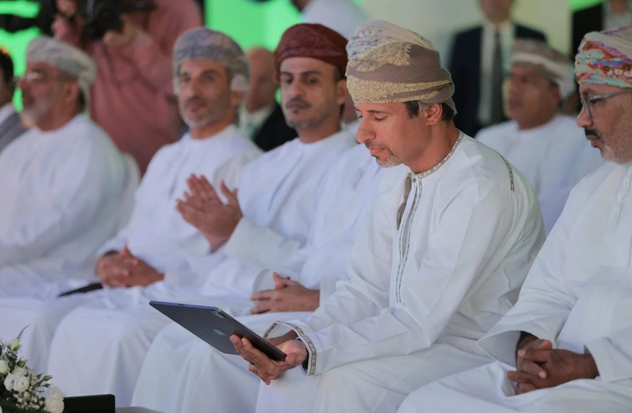 وزير الطاقة العماني خلال إطلاق شركة هيدروجين عمان