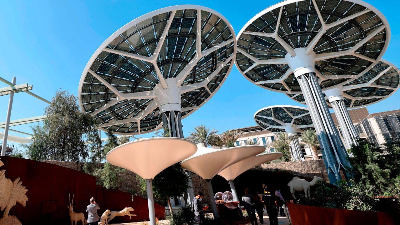 الأشجار الشمسية في معرض إكسبو دبي 2020