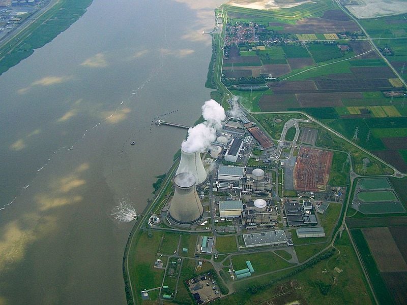 إحدى محطات الطاقة النووية في بلجيكا
