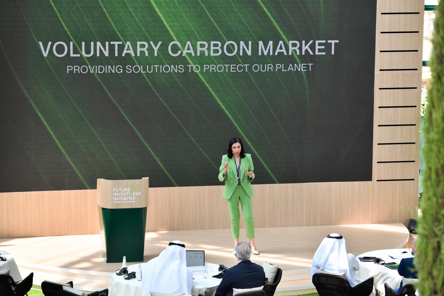 الرئيسة التنفيذي لشركة "سوق الكربون الطوعي الإقليمية" ريهام الجيزي