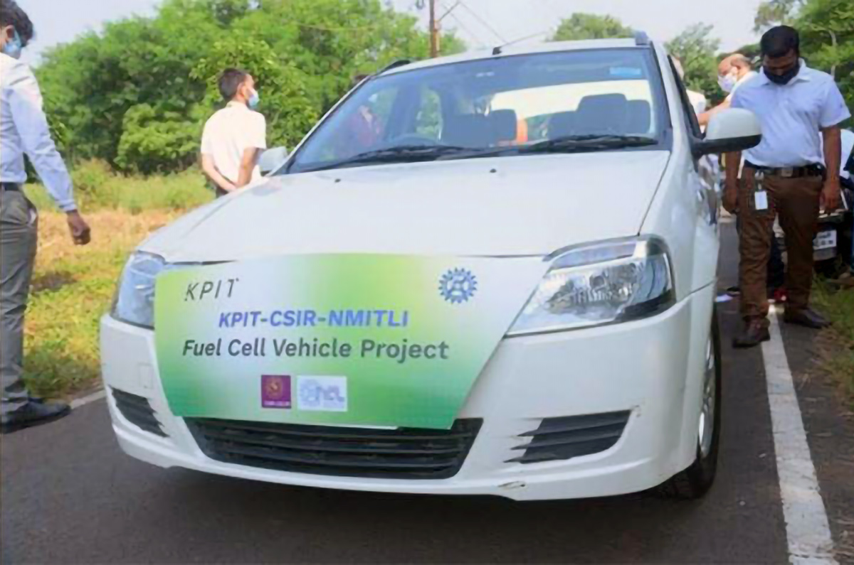 سيارة تعمل بخلايا وقود الهيدروجين في الهند