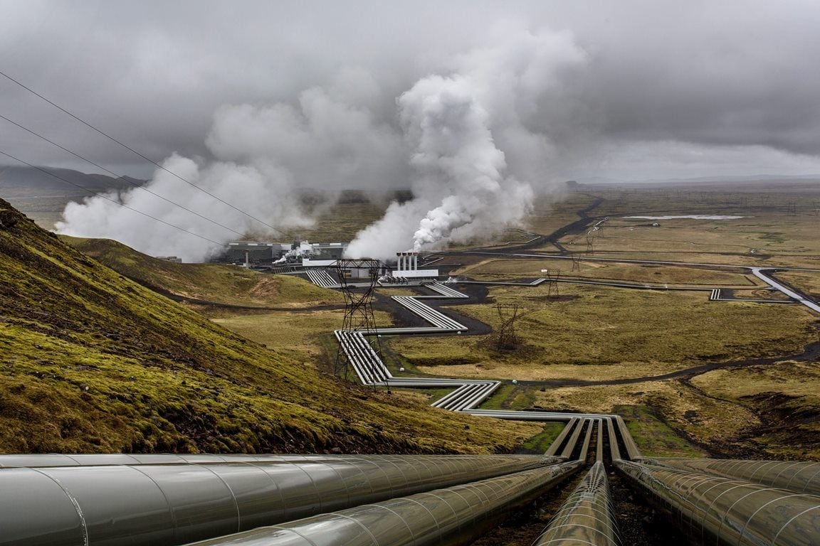محطة كهرباء هيتلييشيدي أكبر محطات الطاقة الحرارية الأرضية في أيسلندا