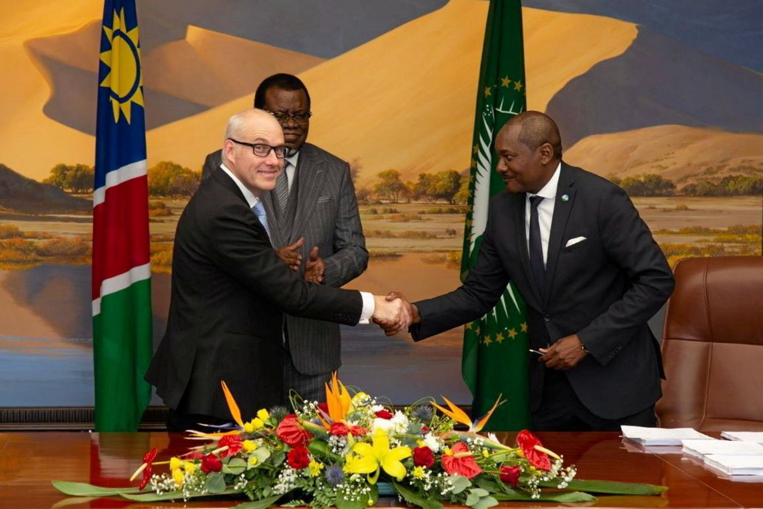 توقيع اتفاقية مشروع الهيدروجين الأخضر في ناميبيا