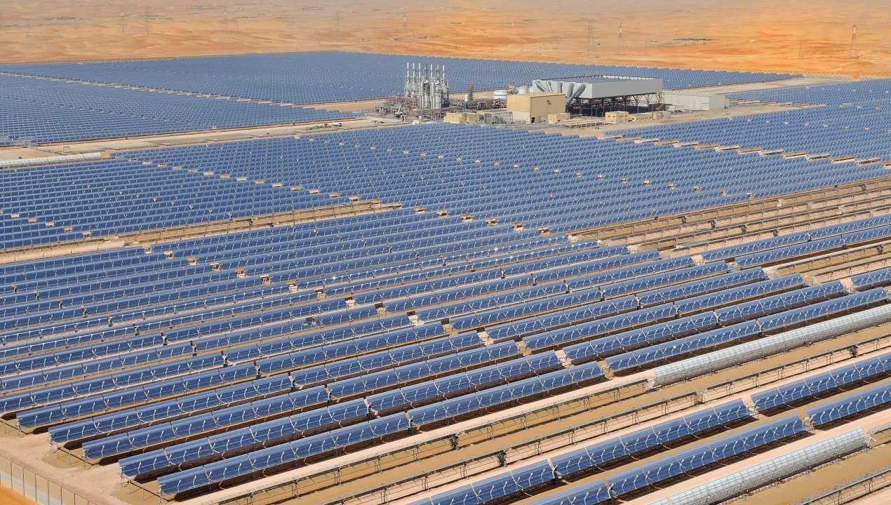 محطة للطاقة الشمسية تطوّرها شركة مصدر الإماراتية