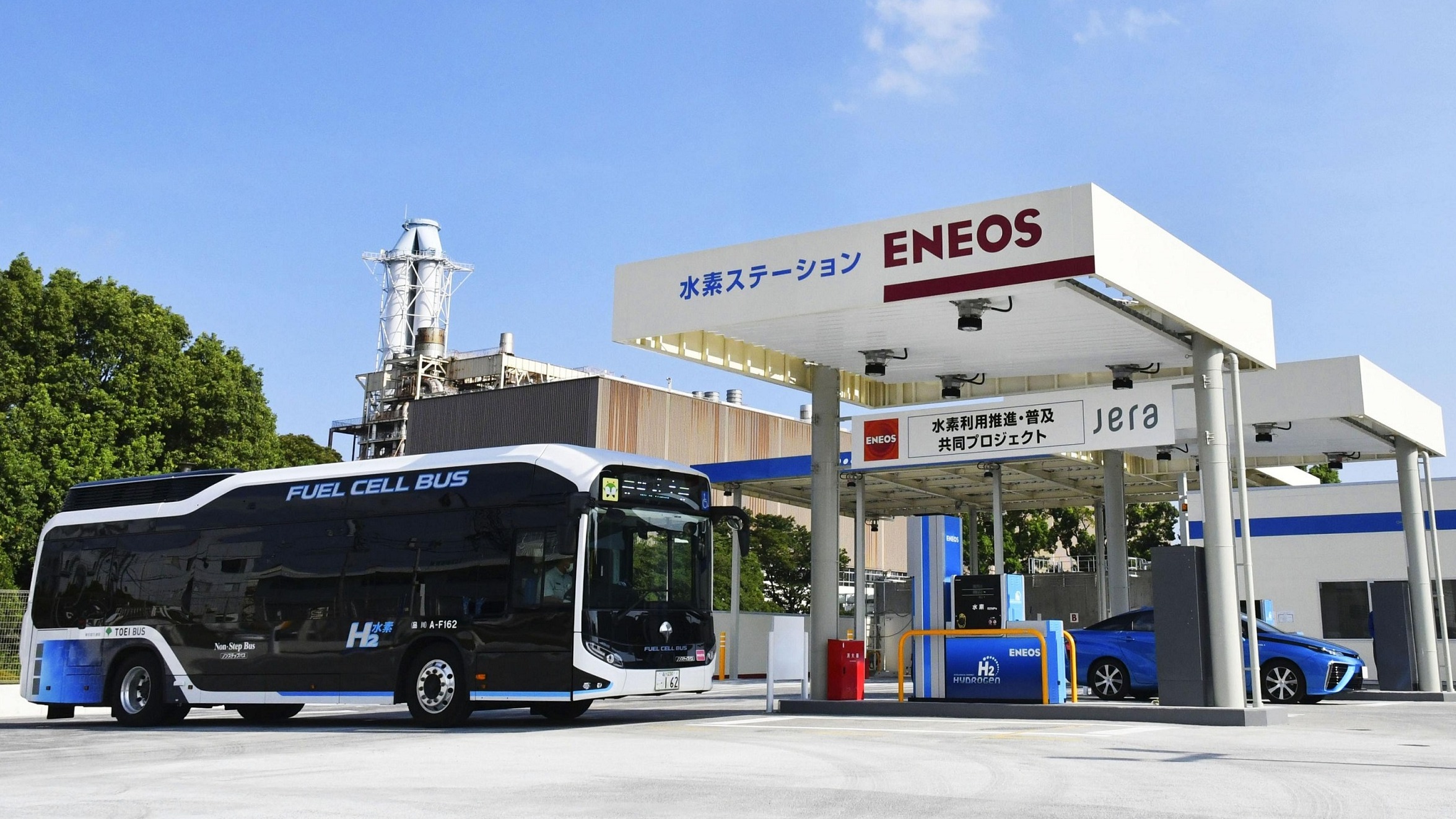 محطة للتزود بوقود الهيدروجين في اليابان 