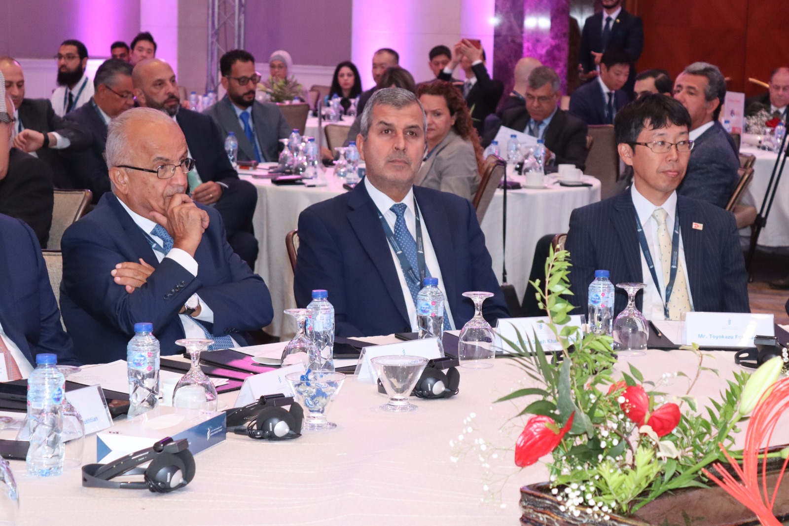 وزير الطاقة الأردني صالح الخرابشة خلال مشاركته في منتدى الأعمال الأردني الياباني