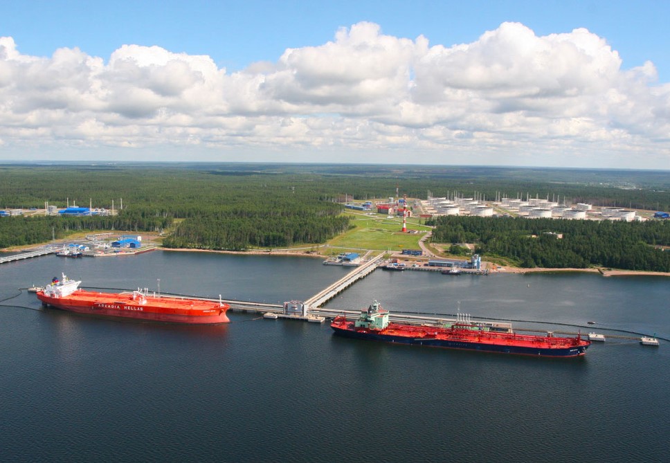 ميناء بريمورسك لشحن النفط الروسي