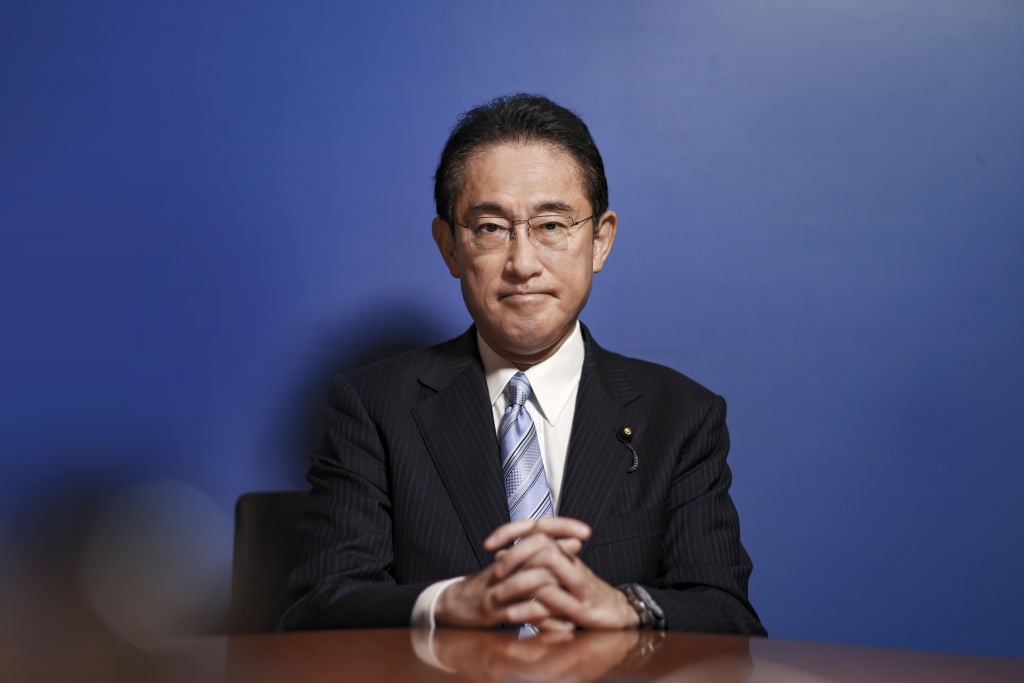 رئيس الوزراء الياباني، فوميو كيشيدا