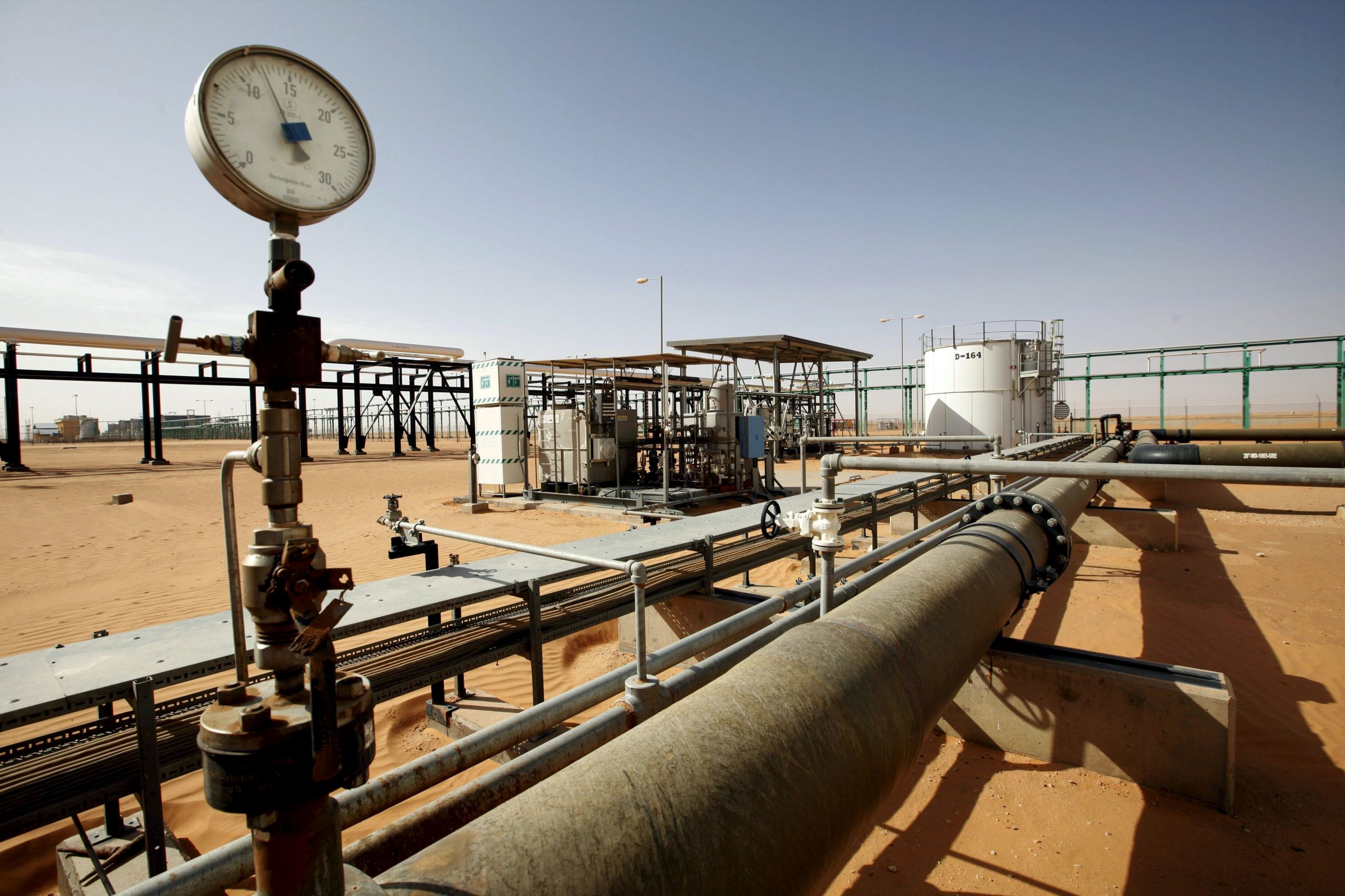 محطة لضخ النفط في ليبيا