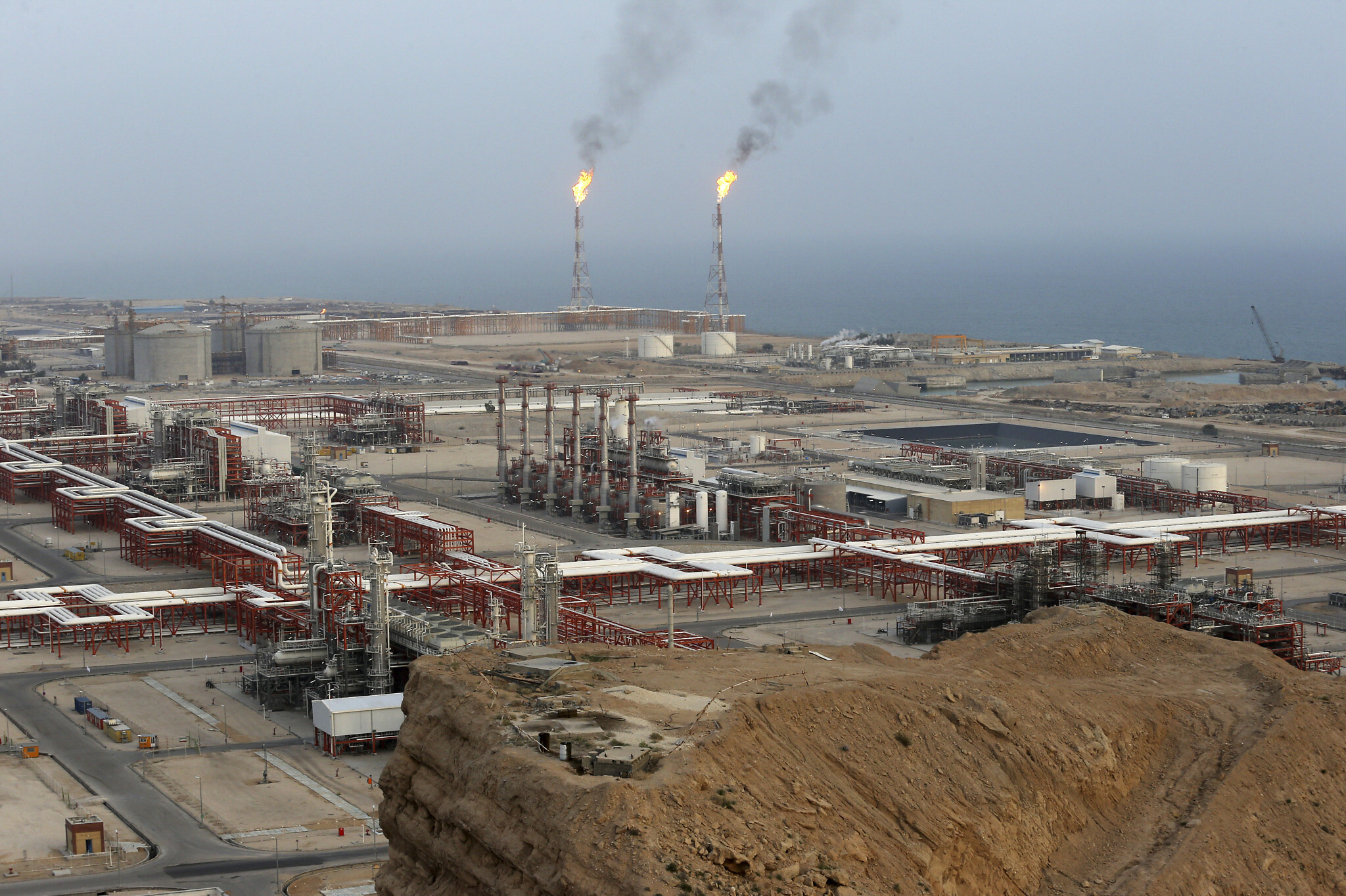 أحد حقول النفط والغاز الإيرانية