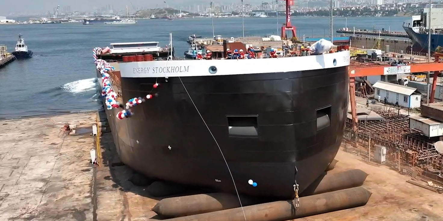 أكبر سفينة للتزود بالغاز المسال في أوروبا إنرجي ستوكهولم