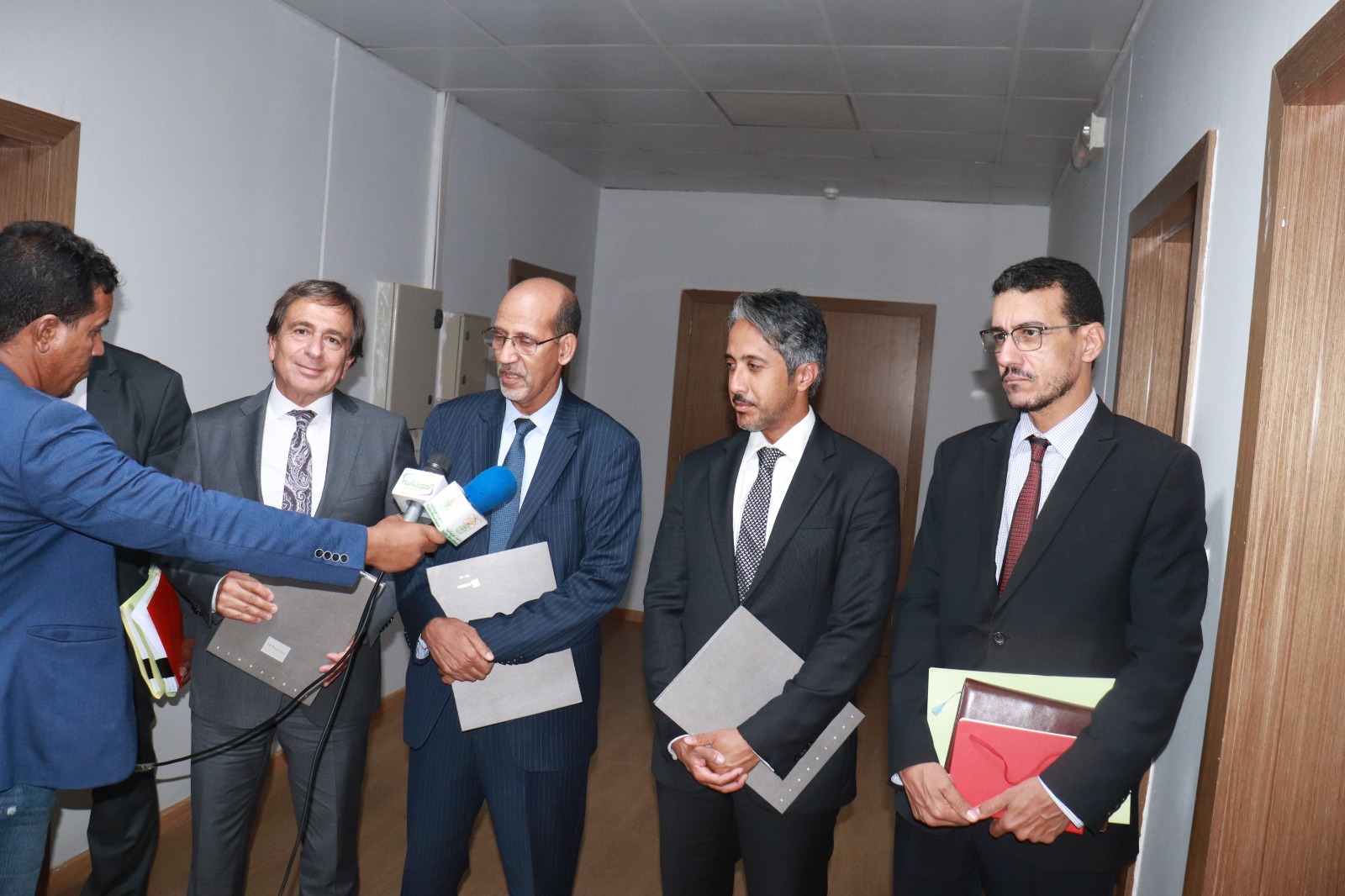 من مراسم توقيع اتفاقية الشراكة لدخول قطر للطاقة للاستثمار في موريتانيا