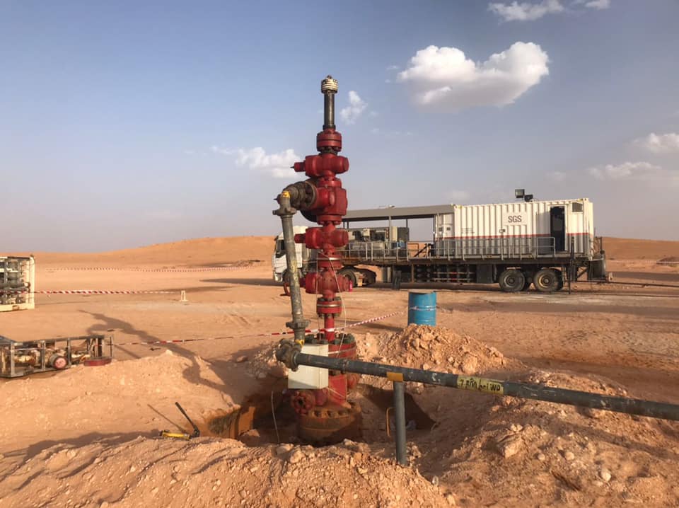 احدي آبار النفط في ليبيا