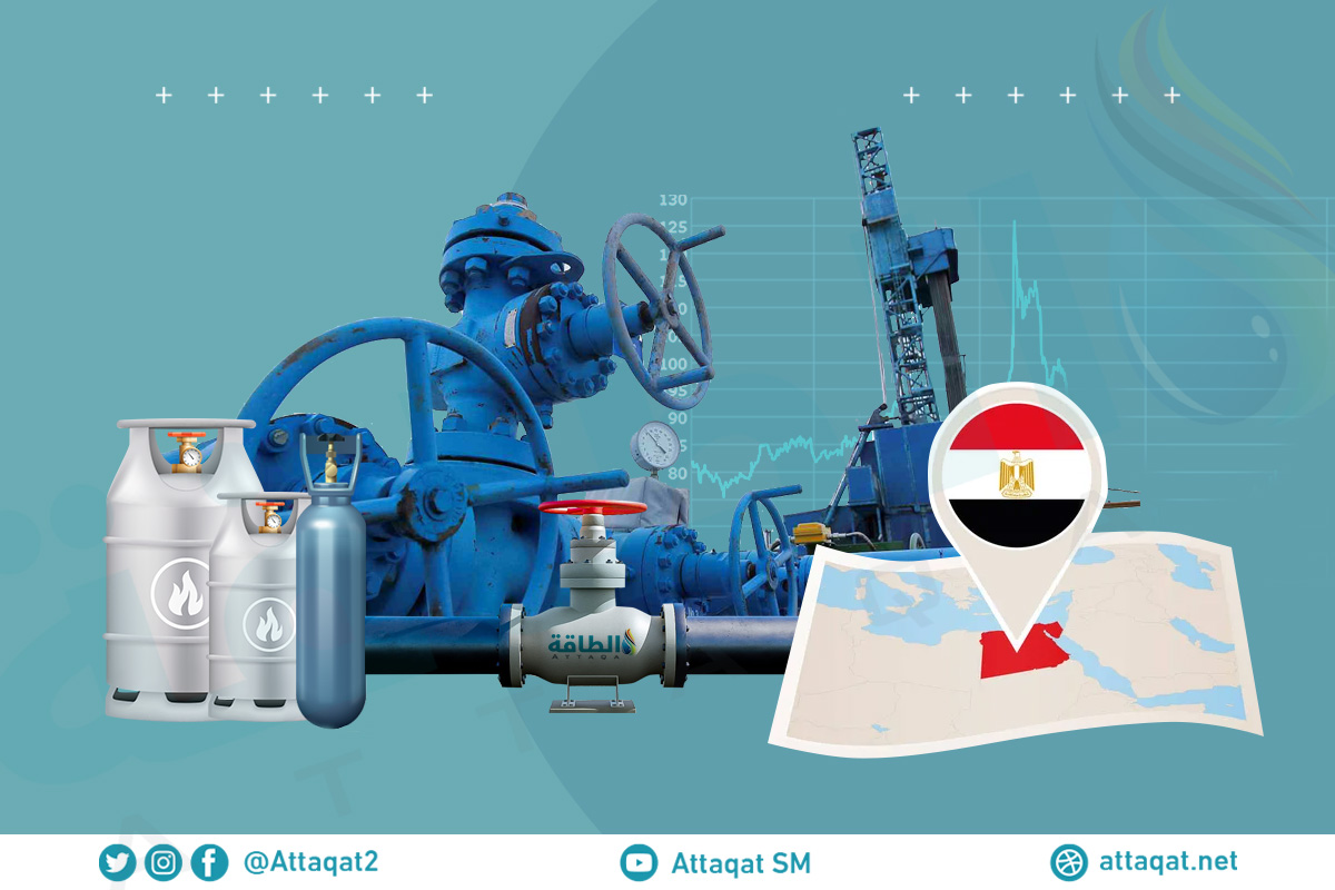 إنتاج الغاز في مصر