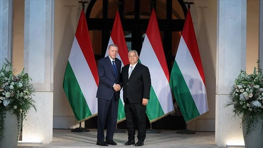 رئيسا تركيا والمجر