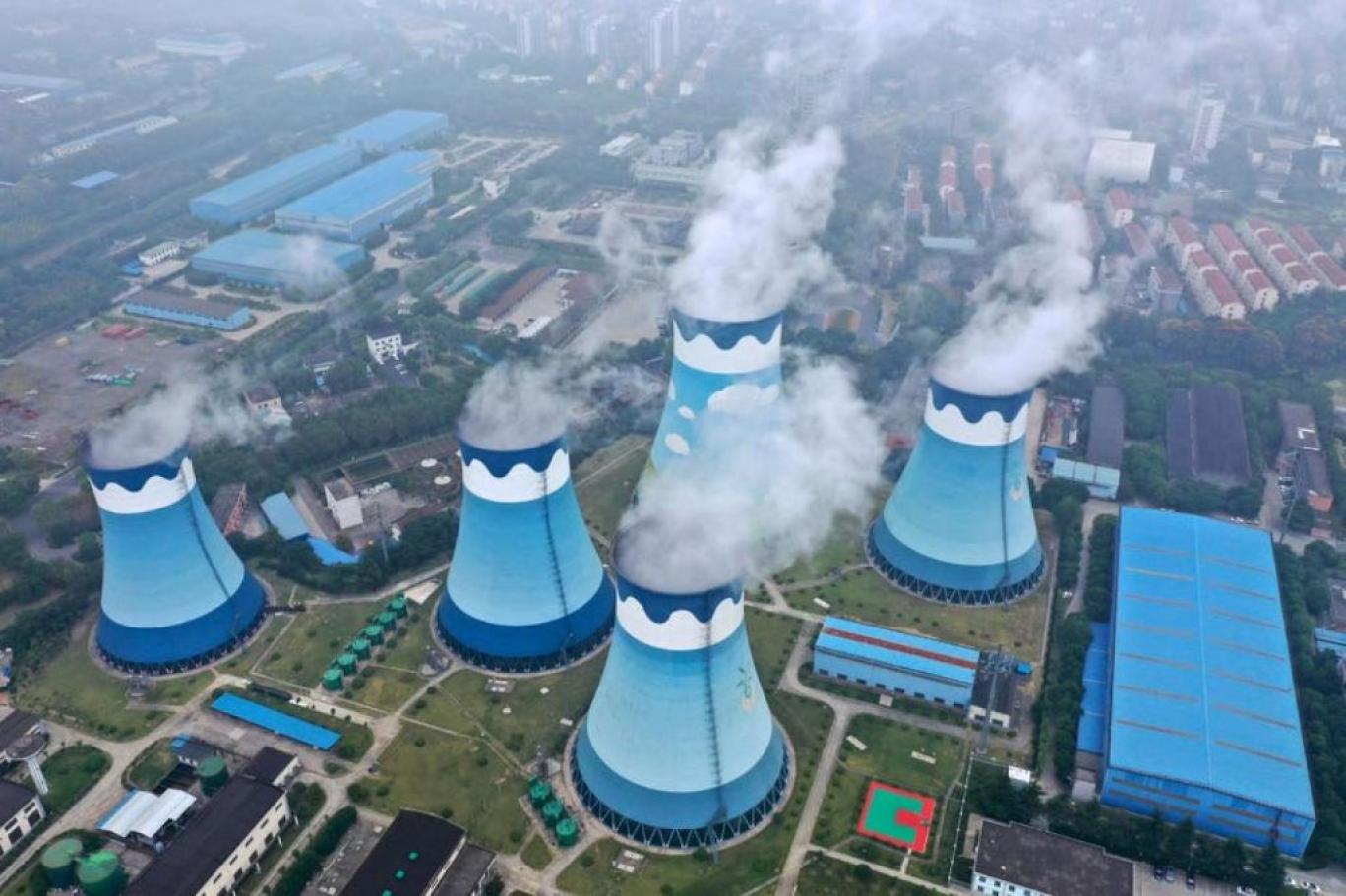 محطة فحم لإنتاج الكهرباء في الصين