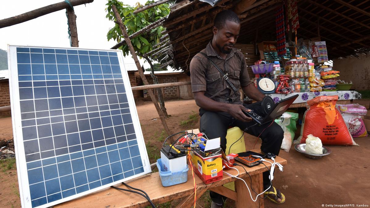 أحد مشروعات الطاقة المتجددة في أفريقيا