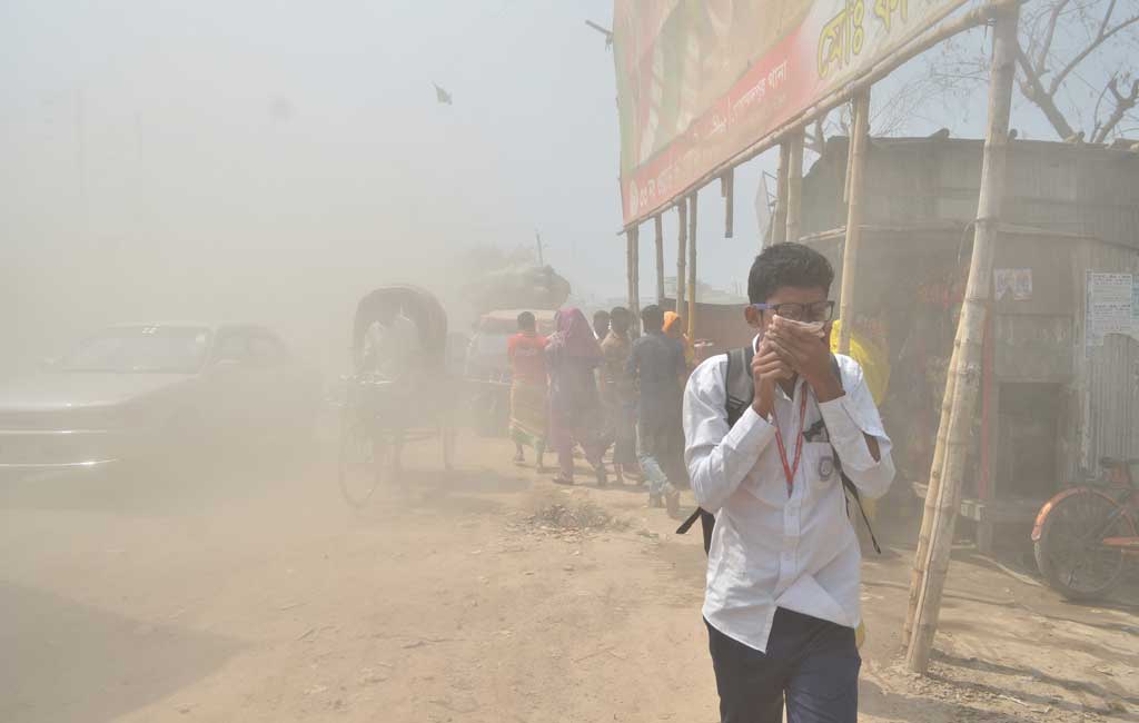 تلوث الهواء في بنغلاديش
