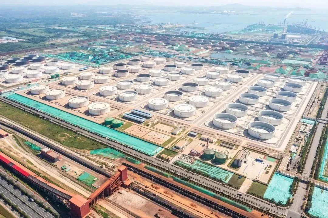 أكبر منشأة لتخزين النفط في الصين