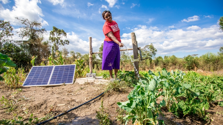 ري المحاصيل من خلال الطاقة الشمسية في جنوب السودان