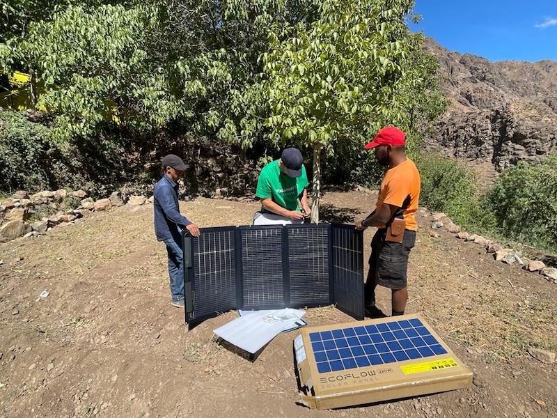 محطة طاقة شمسية في المغرب
