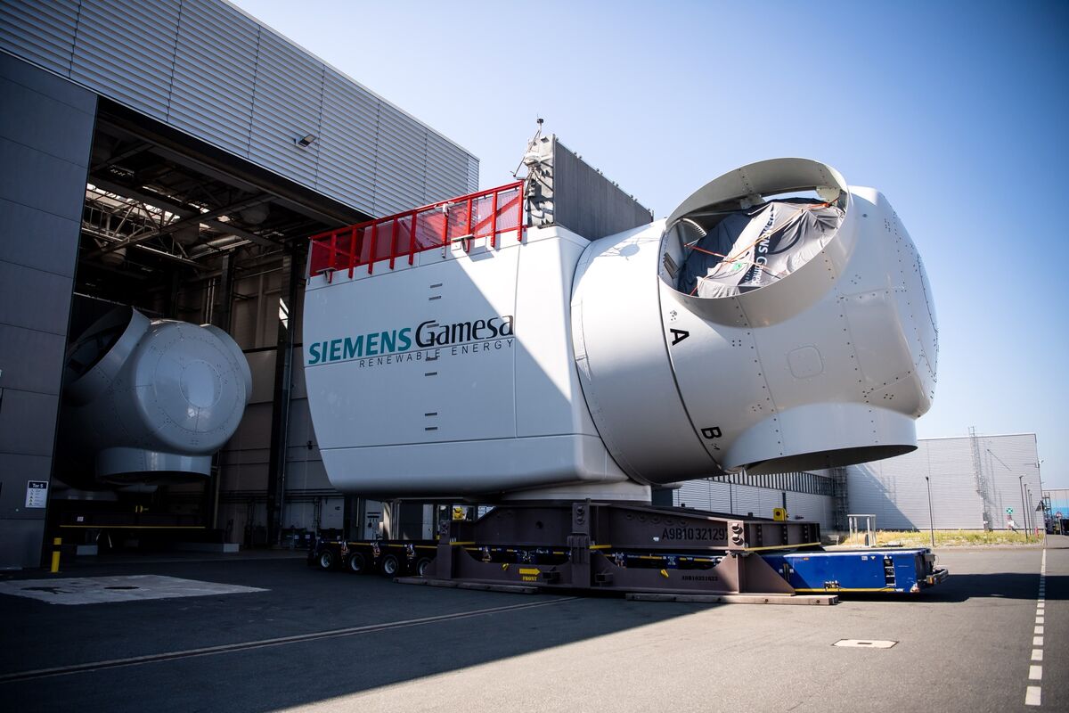تصنيع توربينات الرياح في شركة سيمنس الألمانية