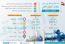 Photo of أداء قطاع الغاز في مصر مع تحقيق اكتشافات جديدة خلال 12 شهرًا (إنفوغرافيك)